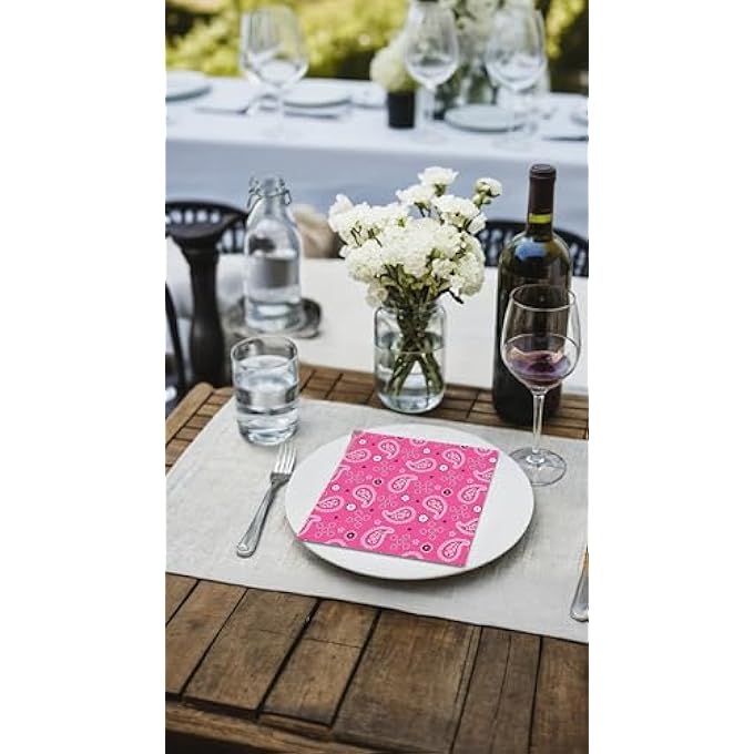 COWGIRL COWBOY PARTY NAPKINS SET40PCS DISPOSABLE PAPER LUNCHEON NAPKINS FOR THEME PARTIES & EVENTS - Image 4